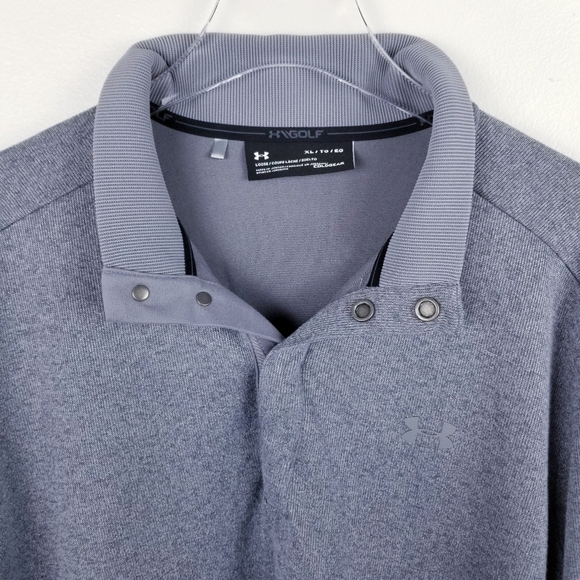 Under Armour Golf ColdGear Gray Pullover size XL - Picture 4 of 9